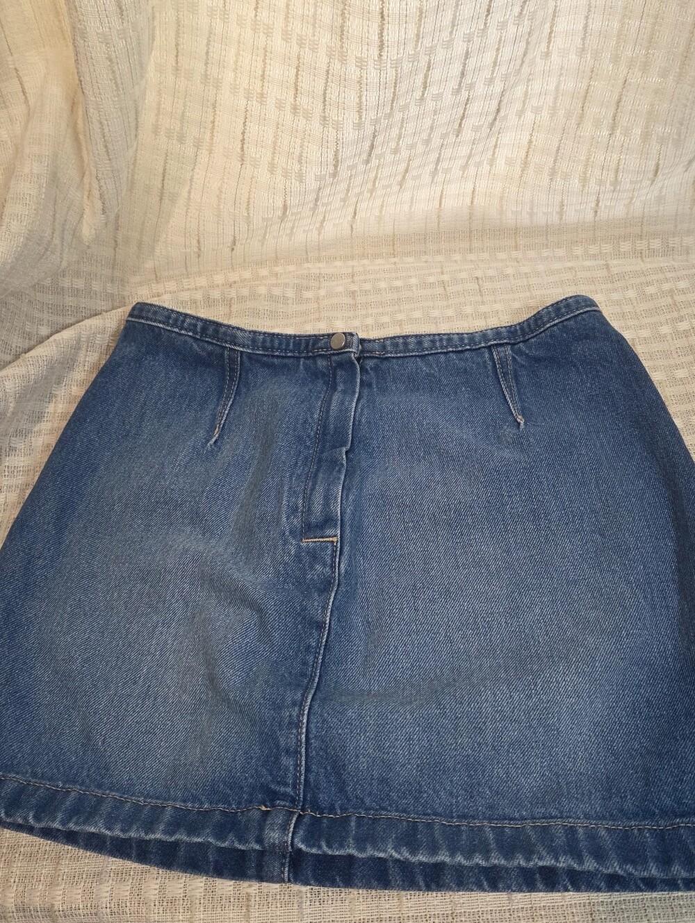 Calvin Klein Jeans Denim Mini Skirt Size W26 - Style 40WP335 - A-Line Medium Was